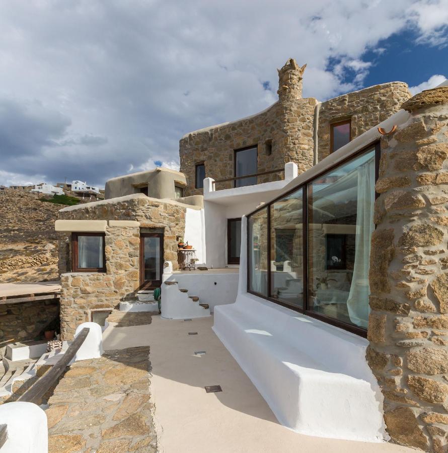 ⋆ 5Br Oceanside View Near Lighthouse- Pharos Vm ⋆ Villa Mykonos Town Bagian luar foto