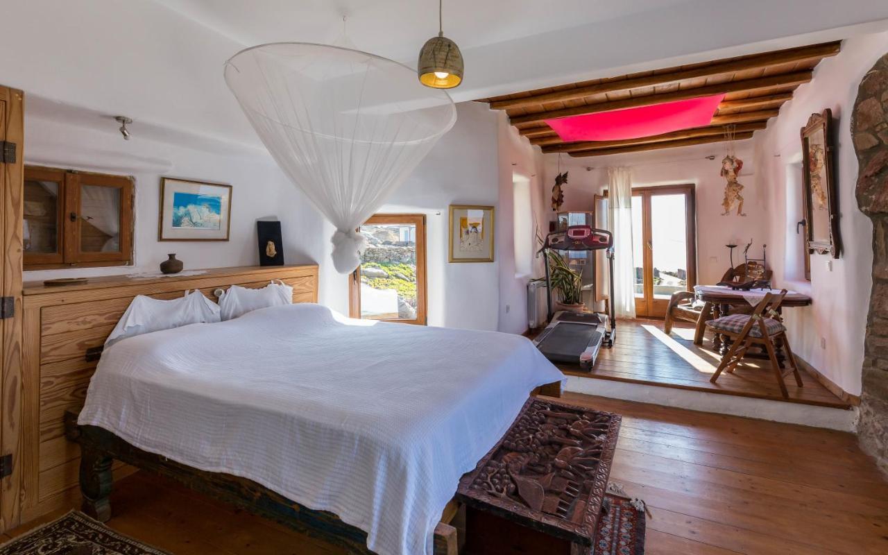 ⋆ 5Br Oceanside View Near Lighthouse- Pharos Vm ⋆ Villa Mykonos Town Bagian luar foto