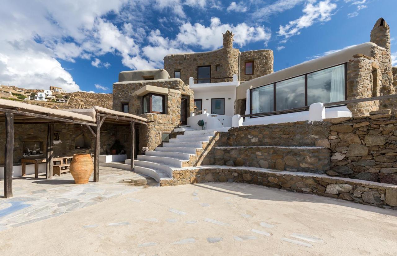 ⋆ 5Br Oceanside View Near Lighthouse- Pharos Vm ⋆ Villa Mykonos Town Bagian luar foto